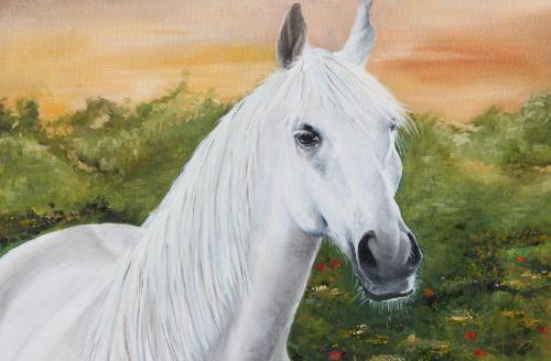 Artwork White Horse