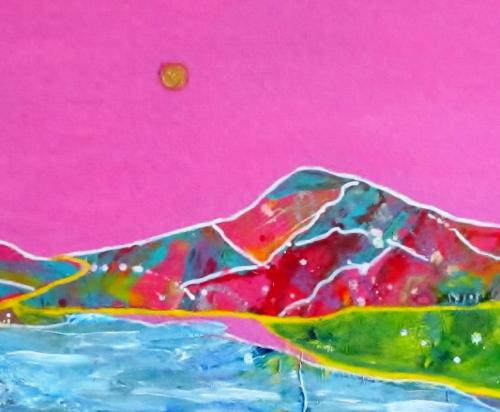 Lipstick Landscape by PamelaPaints - Use the 'Create Similar' button to commission an artist to create your own artwork.