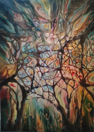 Artwork "Luminous Entanglement"