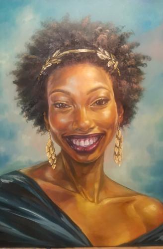 Portrait of a girl by Alma - Use the 'Create Similar' button to commission an artist to create your own artwork.