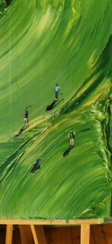 Golf game by Alma - Use the 'Create Similar' button to commission an artist to create your own artwork.