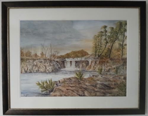 Low Force Waterfalls. by SteveA - Use the 'Create Similar' button to commission an artist to create your own artwork.