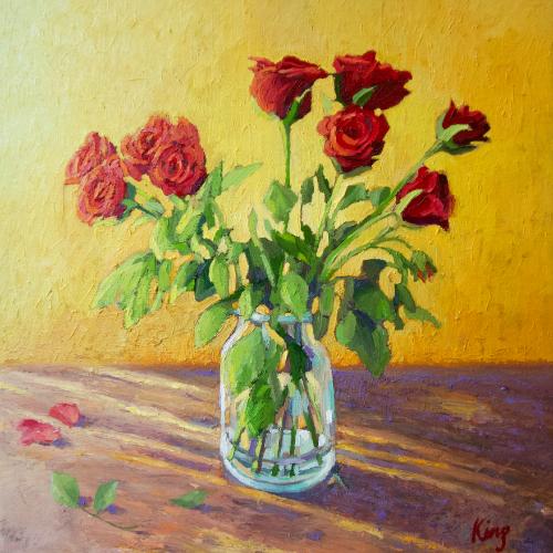 Red Roses by Brian - Use the 'Create Similar' button to commission an artist to create your own artwork.