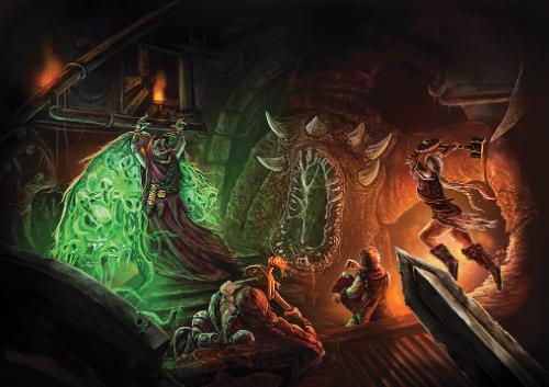 Fantasy Dungeon Adventure by Jamie - Use the 'Create Similar' button to commission an artist to create your own artwork.