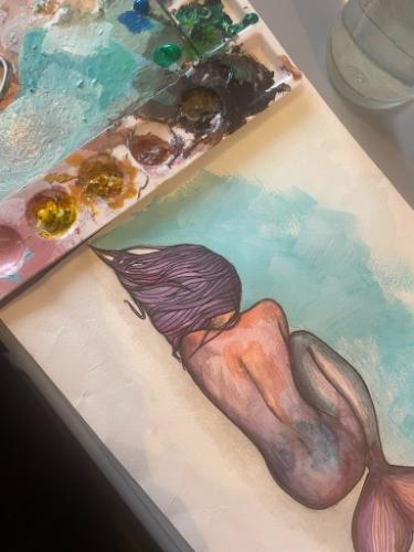 Mermaid by Christine - Use the 'Create Similar' button to commission an artist to create your own artwork.