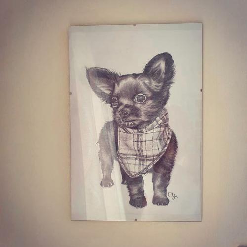 Frankie by Christine - Use the 'Create Similar' button to commission an artist to create your own artwork.