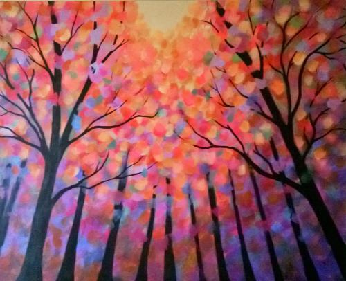 Artwork Rainbow Forest (SOLD)