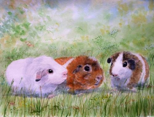 guinea pig painting