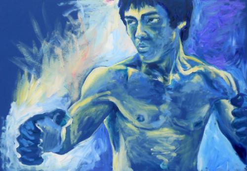 Enter the Dragon: Bruce Lee, 2 hour speed-painting by Lois - Use the 'Create Similar' button to commission an artist to create your own artwork.