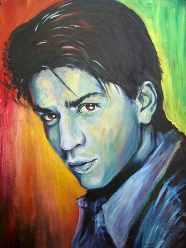 Shah Rukh Khan by Lois - Use the 'Create Similar' button to commission an artist to create your own artwork.