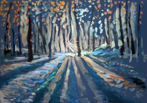 Artwork Winter Solstice Landscape