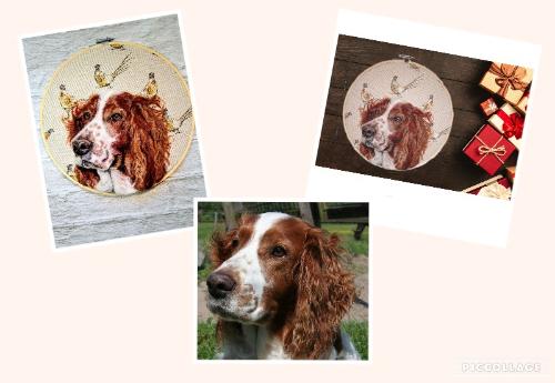 Springer Spaniel Needle Felt portrait by KarenP - Use the 'Create Similar' button to commission an artist to create your own artwork.