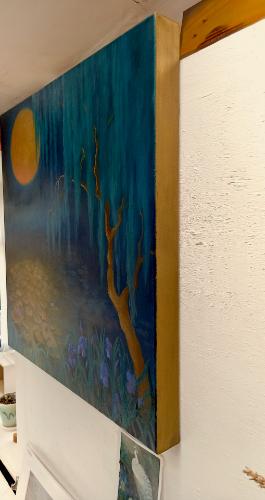 Flower Moon by LeeC - Use the 'Create Similar' button to commission an artist to create your own artwork.