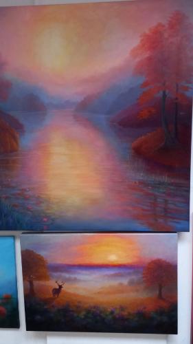 Richmond Sunrise by LeeC - Use the 'Create Similar' button to commission an artist to create your own artwork.
