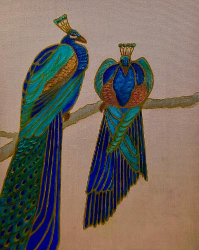 Artwork Two Peacocks