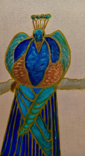 Two Peacocks by LeeC - Use the 'Create Similar' button to commission an artist to create your own artwork.