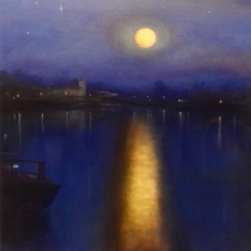 Nocturne - Old Isleworth by LeeC - Use the 'Create Similar' button to commission an artist to create your own artwork.