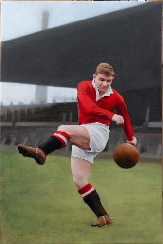 Artwork Duncan Edwards Vintage-Style Portrait