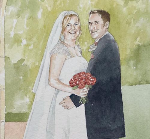 Wedding Anniversary gift by SallyGrace - Use the 'Create Similar' button to commission an artist to create your own artwork.