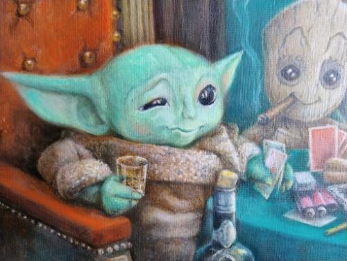 Unique Gathering by Annalisa - Use the 'Create Similar' button to commission an artist to create your own artwork.
